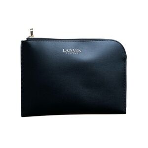 Sealed Turkish Airlines Business Class Lanvin Parfums Unisex Amenity Bag Black